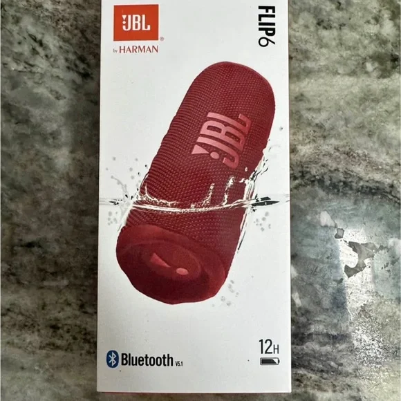 JBL Flip６RED JBL Flip 6 | Przenośny wodoodporny głośnik
